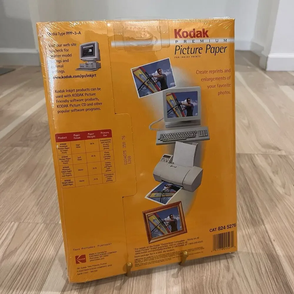 29 Sheets Kodak Premium Picture Photo Paper 8.5 x11” High Gloss Inkjet Printer